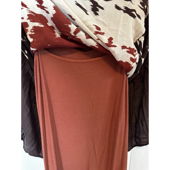 Double D Ranch Dress Large  Pinto Paint Wild Horse Western  Cowgirl - Picture 6 of 7